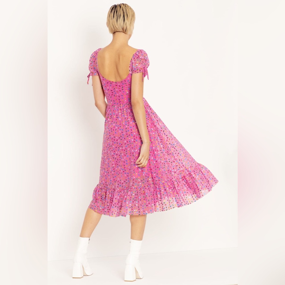 ๐ฅNWT Blackmilk Sprinkles Shiny Tea Party Dress ~ LIMITED Size XS - Picture 3 of 14